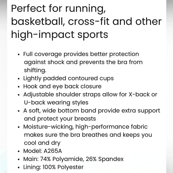 SYROKAN- Wirefree Full Coverage Sports Bra - Picture 14 of 16